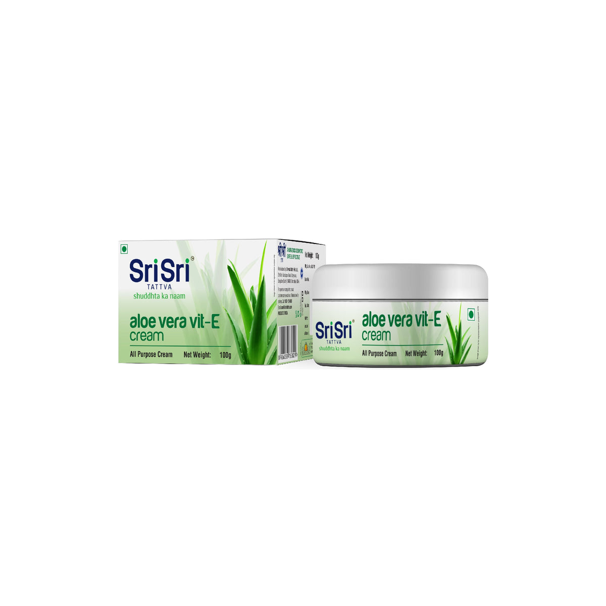Sri Sri Tattva Aloe Vera Vit - E Cream - All Purpose Cream, 100 g