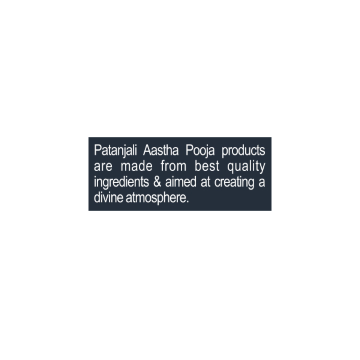 Patanjali Aastha Cone Dhoop - Loban