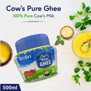 Sri Sri Tattva Cow's Pure Ghee, 500 ml Jar