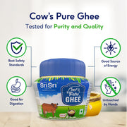 Sri Sri Tattva Cow's Pure Ghee, 500 ml Jar