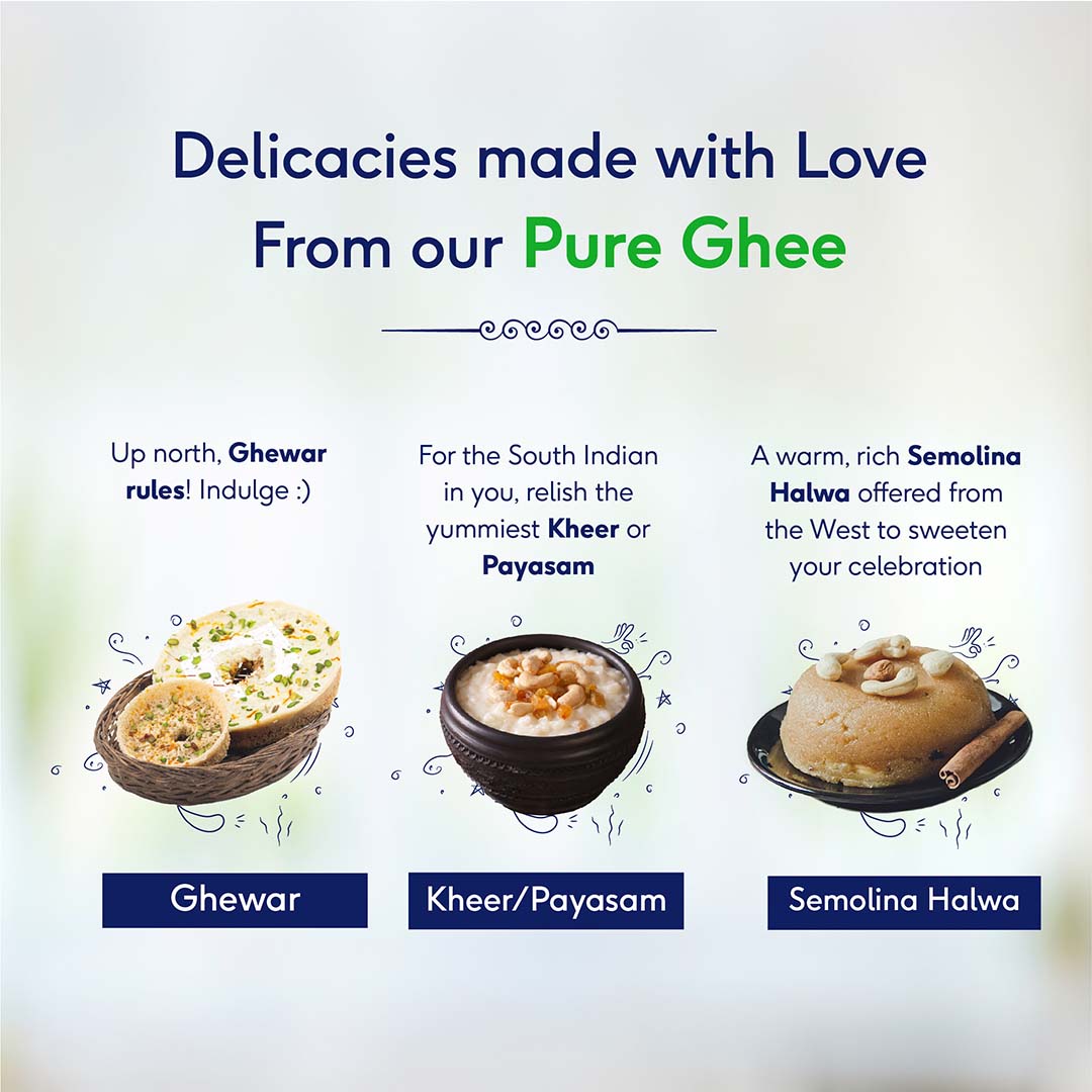 Sri Sri Tattva Cow's Pure Ghee, 500 ml Jar