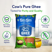 Sri Sri Tattva Cow's Pure Ghee, 1 L Pouch