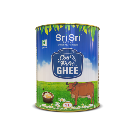 Sri Sri Tattva Cow's Pure Ghee, 1 L Tin