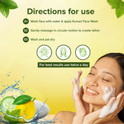 Sri Sri Tattva Cucumber & Lemon Face Wash - For Clear & Smooth Skin, 60 ml