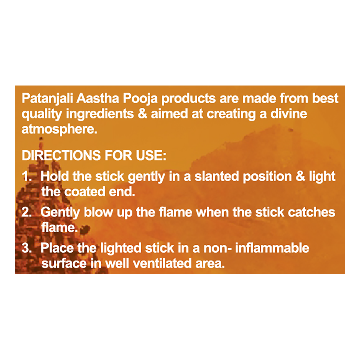 Patanjali Aastha Dasangam Flora Agarbatti - 9 N