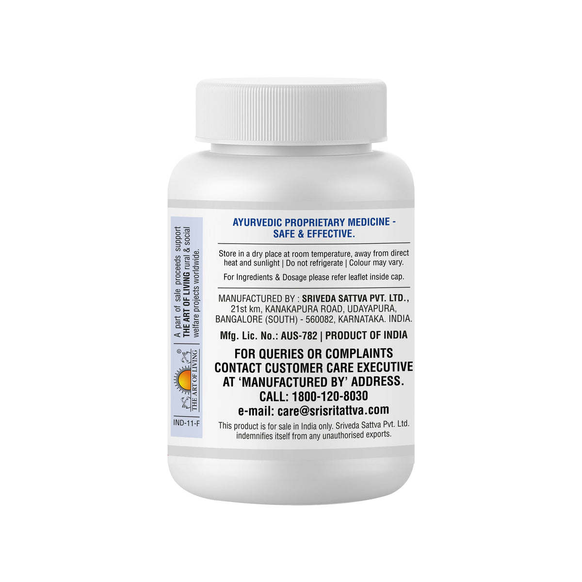 Sri Sri Tattva Deva Vati - Daily Detox, 60 Tabs | 500 mg