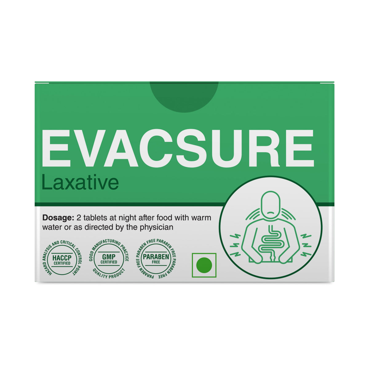 Sri Sri Tattva Evacsure - Laxative, 100 Tabs | 1000 mg
