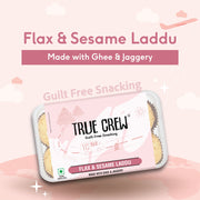 Sri Sri Tattva TRUE CREW - Flax & Sesame Laddu, 180 g