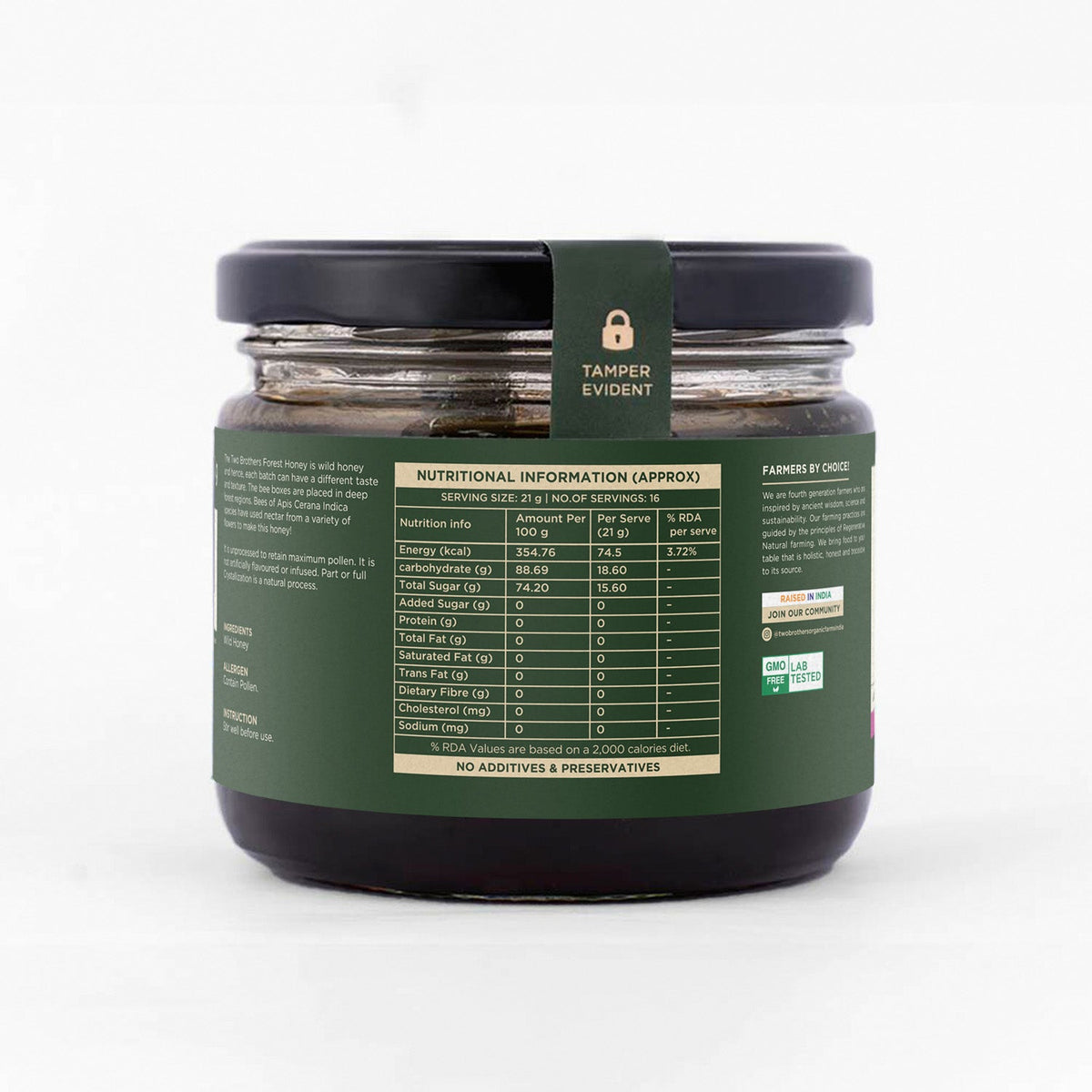 Two Brothers Organic Farms Forest Honey I Multifloral