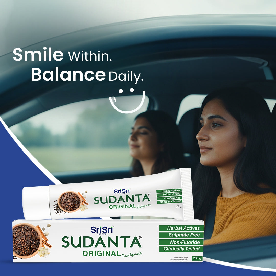 Sri Sri Tattva Sudanta Original Toothpaste | Non - Fluoride | 100% Vegetarian | 200 g