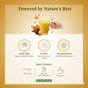 Sri Sri Tattva Golden Spiced Latte Ojasvita with Turmeric, Pepper and Ginger, 200 g