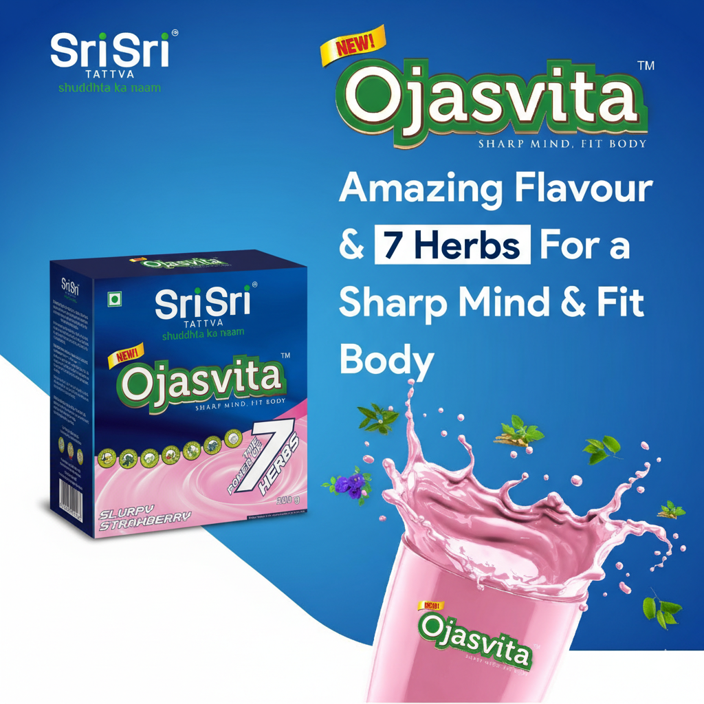Sri Sri Tattva Strawberry Ojasvita - Sharp Mind & Fit Body, 200 g