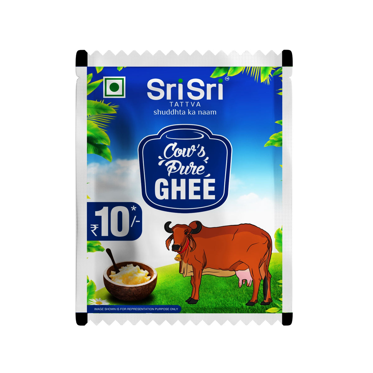 Sri Sri Tattva Cow's Pure Ghee, 10 ml