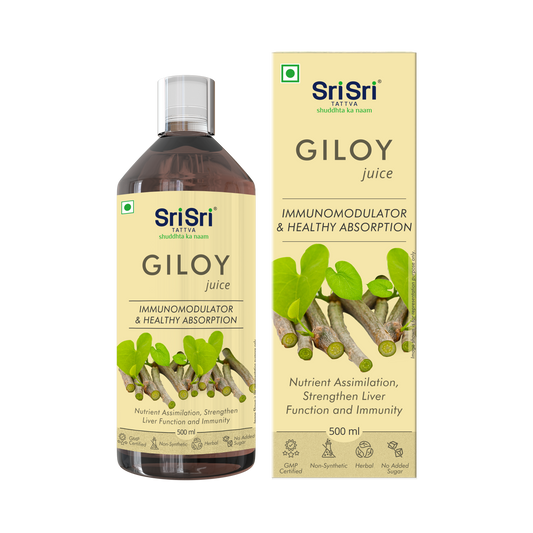 Sri Sri Tattva Giloy Juice | Enhances Memory, Improves Health | 500 ml