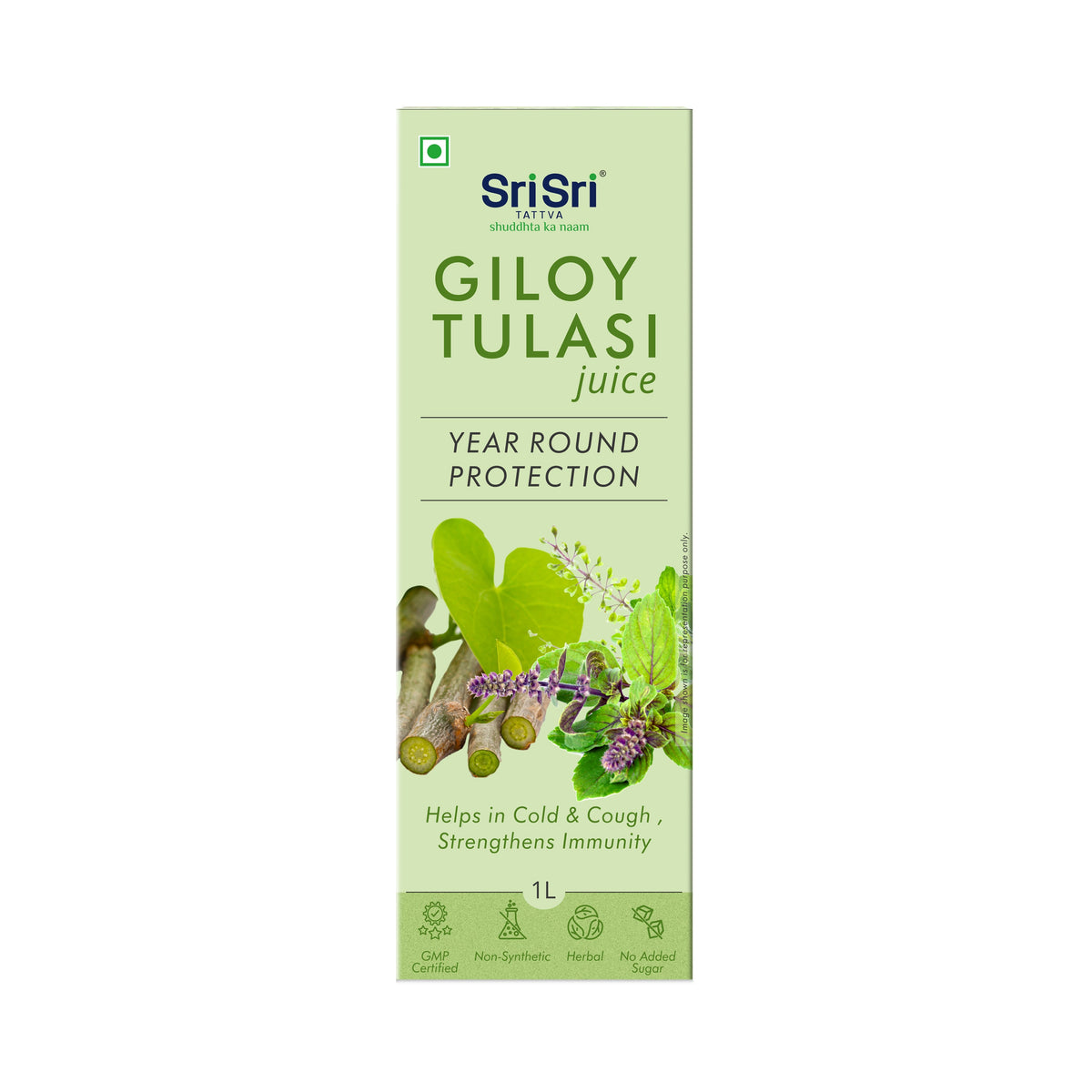 Sri Sri Tattva Giloy Tulasi Juice | 1 L