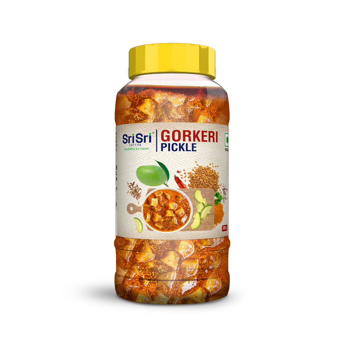 Sri Sri Tattva Gorkeri Pickle, 500 g