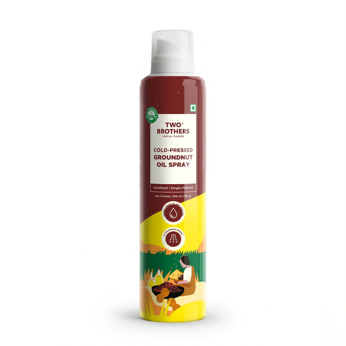 Two Brothers Organic Farms Cold-Pressed Groundnut Oil Spray