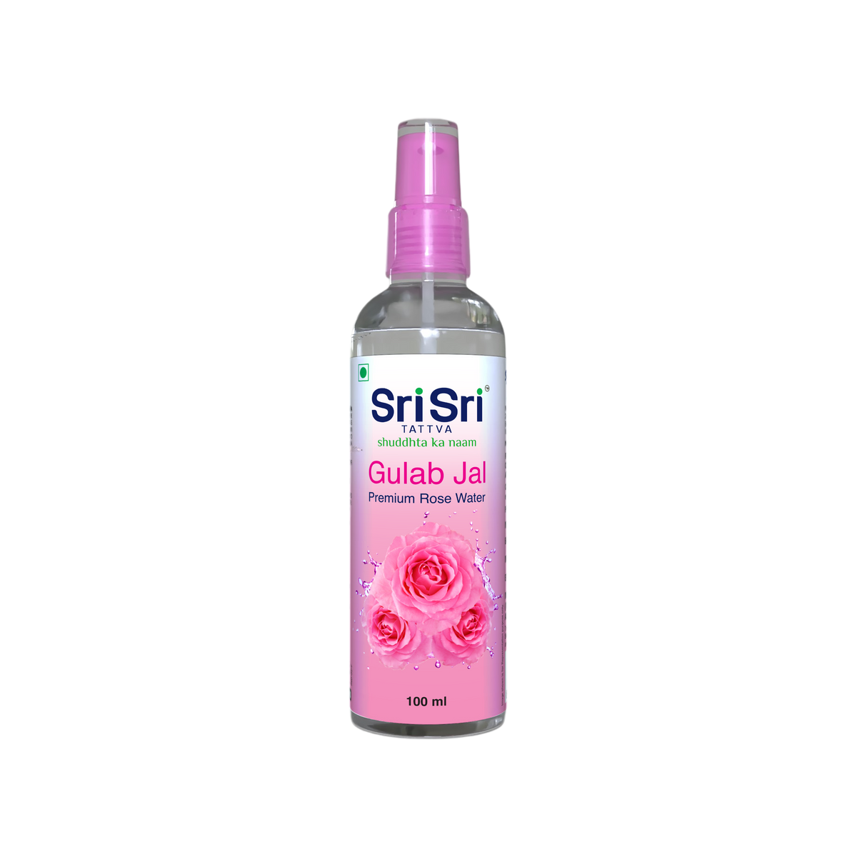 Sri Sri Tattva Gulab Jal - Premium Rose Water | Toner Cleanser Moisturizer | Spray Bottle | 100 ml