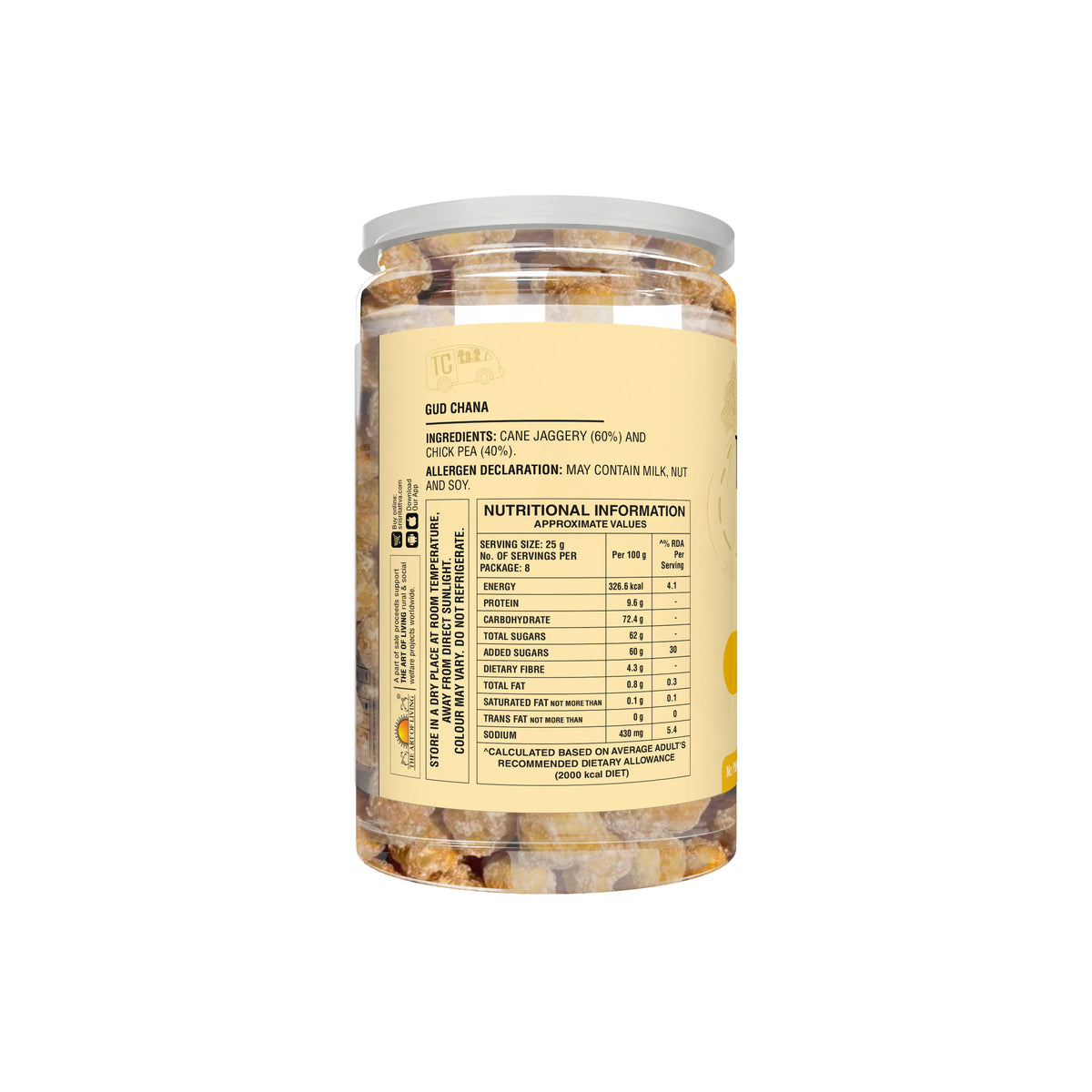 Sri Sri Tattva TRUE CREW Gud Chana, 200g