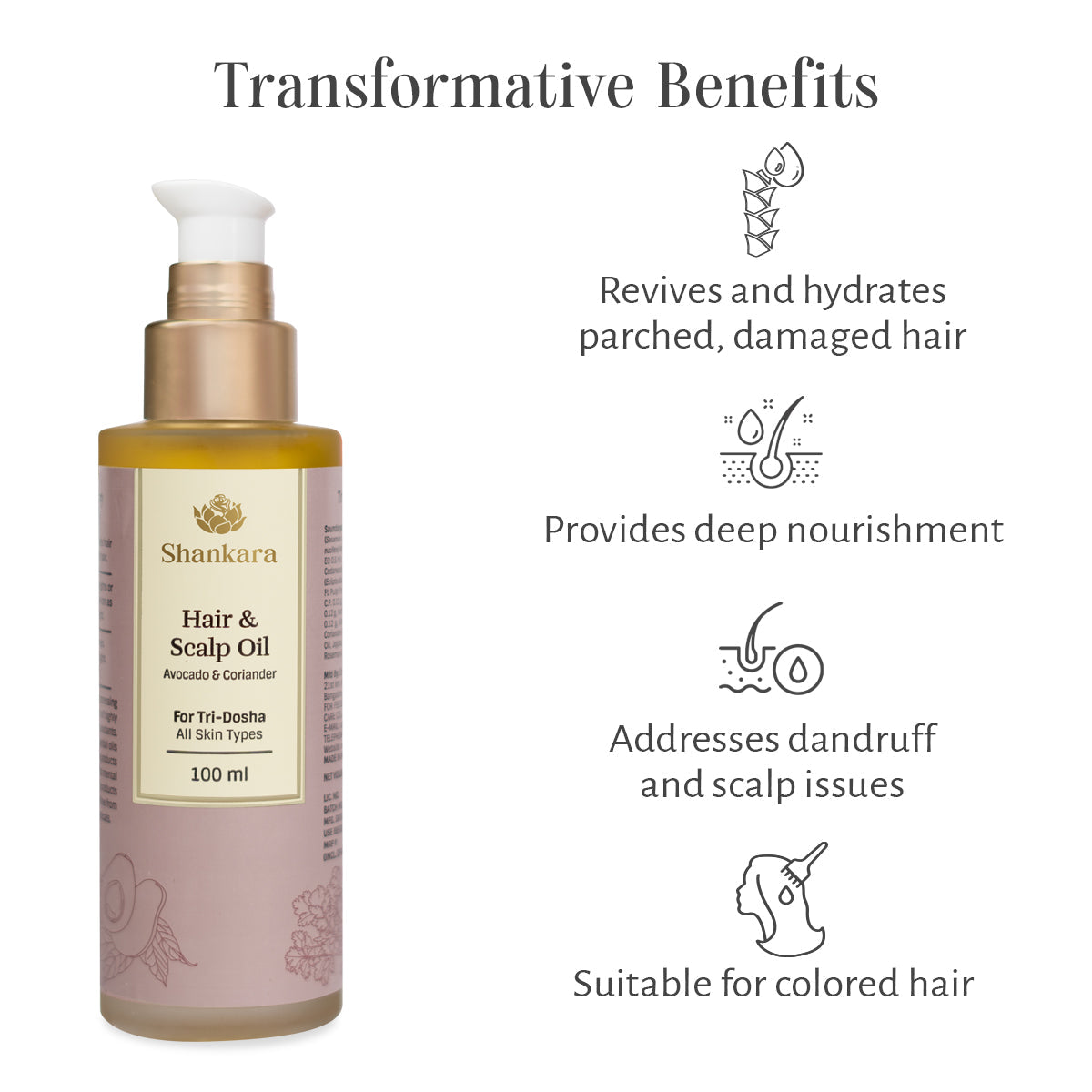 Sri Sri Tattva Hair & Scalp Oil, by Shankara - 100 ml