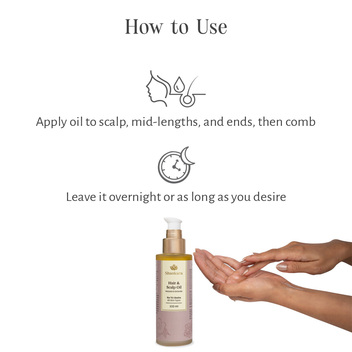Sri Sri Tattva Hair & Scalp Oil, by Shankara - 100 ml
