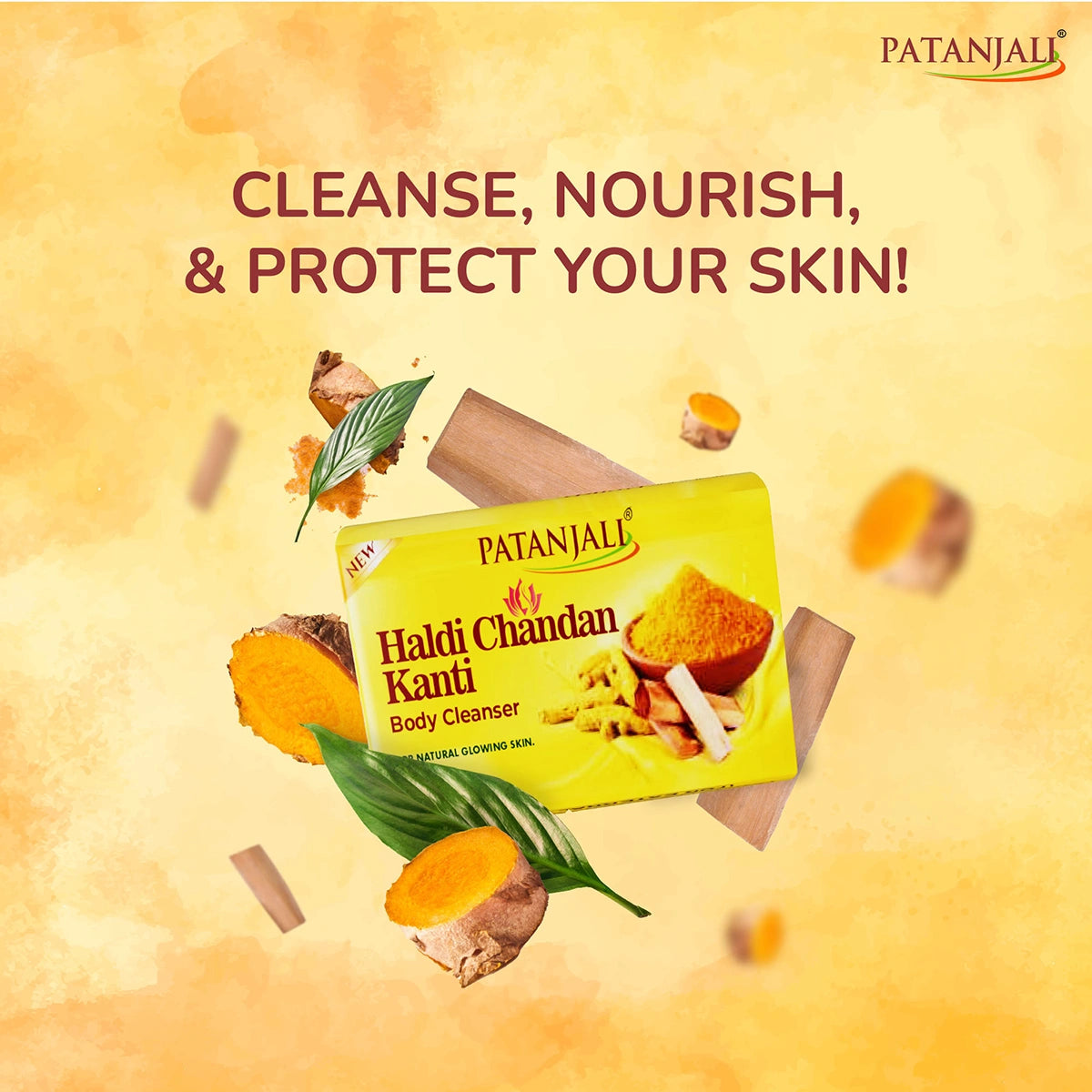 Patanjali Haldi Chandan Kanti Body Cleanser