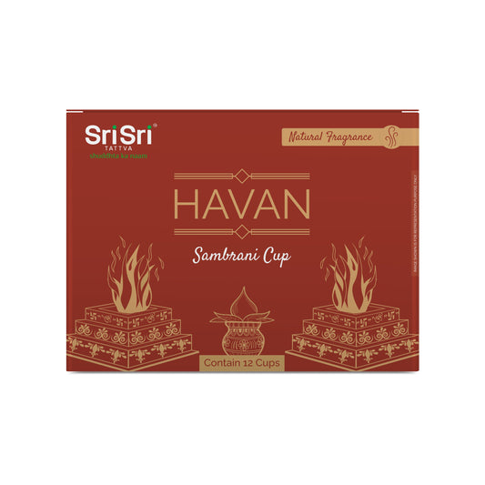 Sri Sri Tattva Havan Sambrani Cup For Pooja | 12 Cups