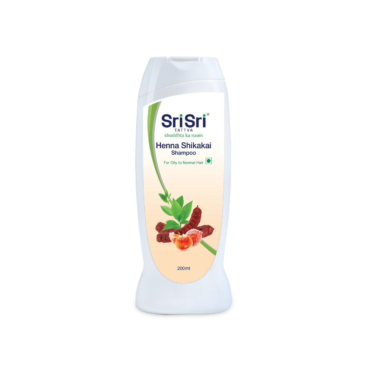 Sri Sri Tattva Henna Shikakai Shampoo - For Silky Smooth & Conditioned Hair, 200 ml