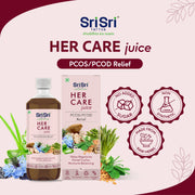 Sri Sri Tattva Her Care Juice - Women Health Tonic | Helps Hormone Balancing | 1 L