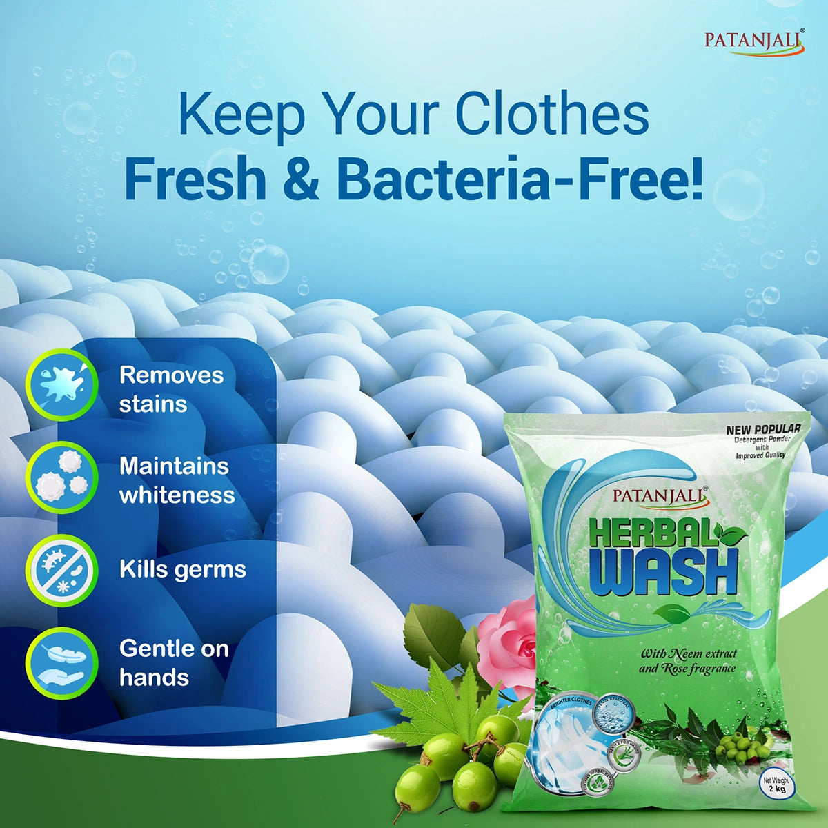 Patanjali Herbal Wash Detergent Powder
