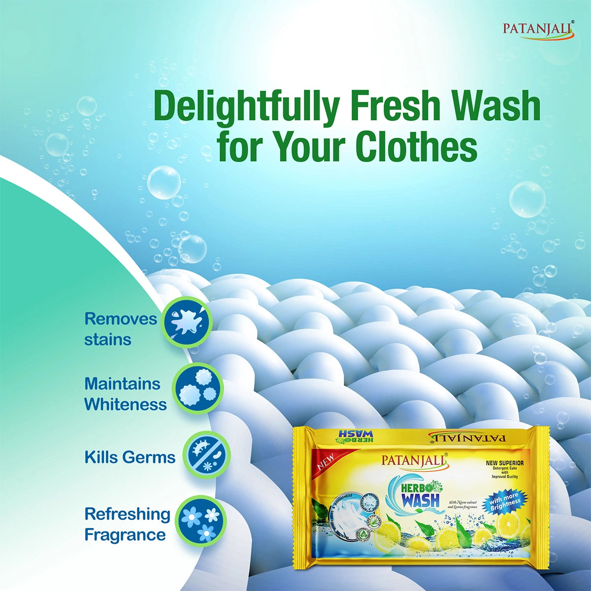 Patanjali Herbo Wash Detergent Cake
