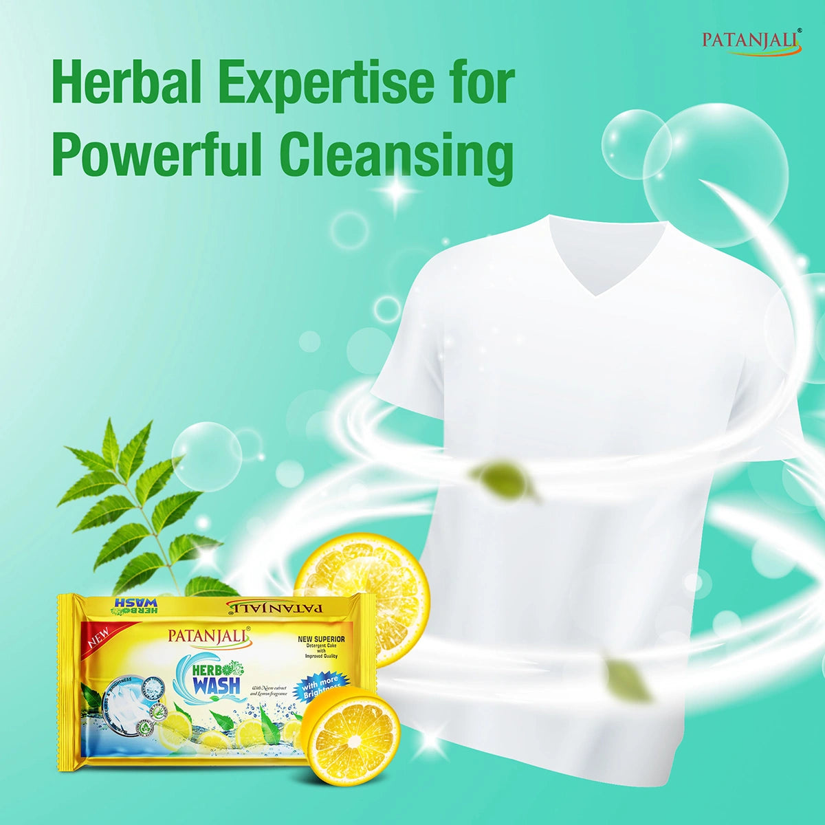 Patanjali Herbo Wash Detergent Cake