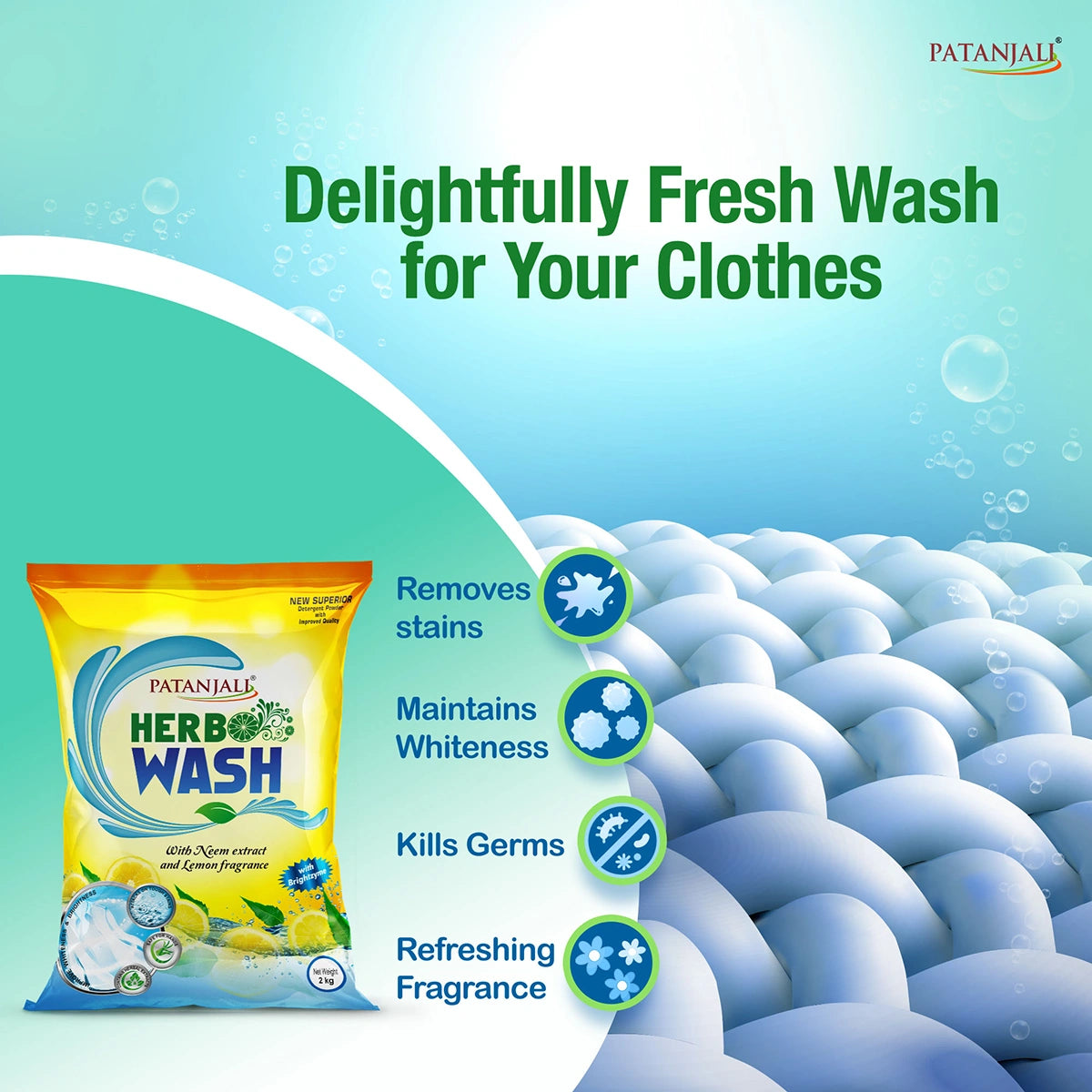 Patanjali Herbo Wash Detergent Powder