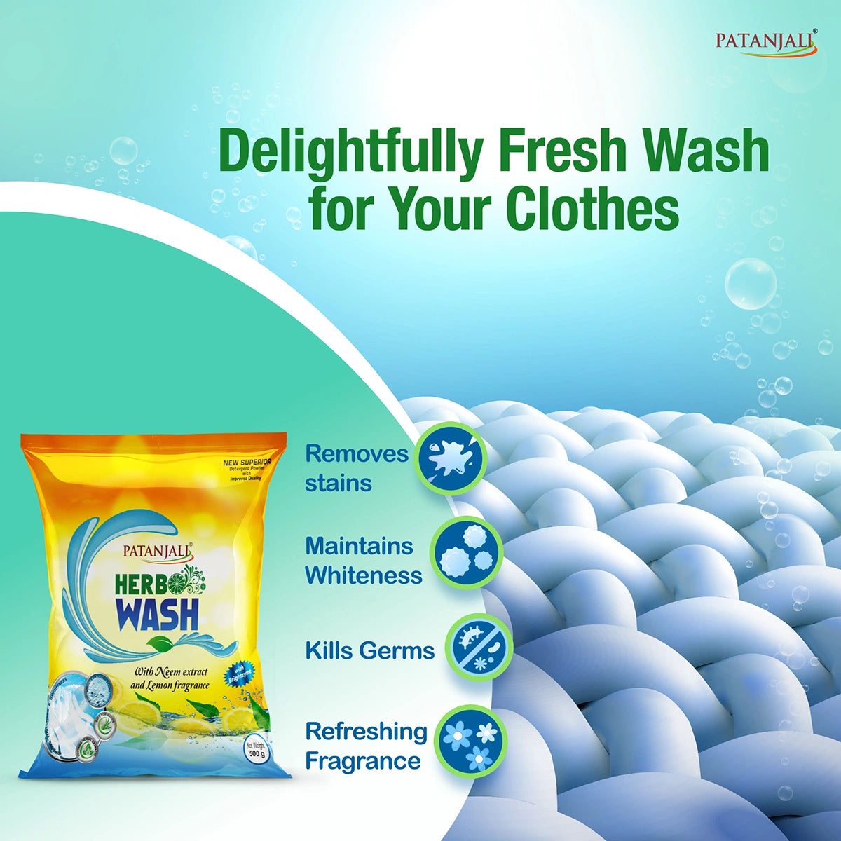 Patanjali Herbo Wash Detergent Powder