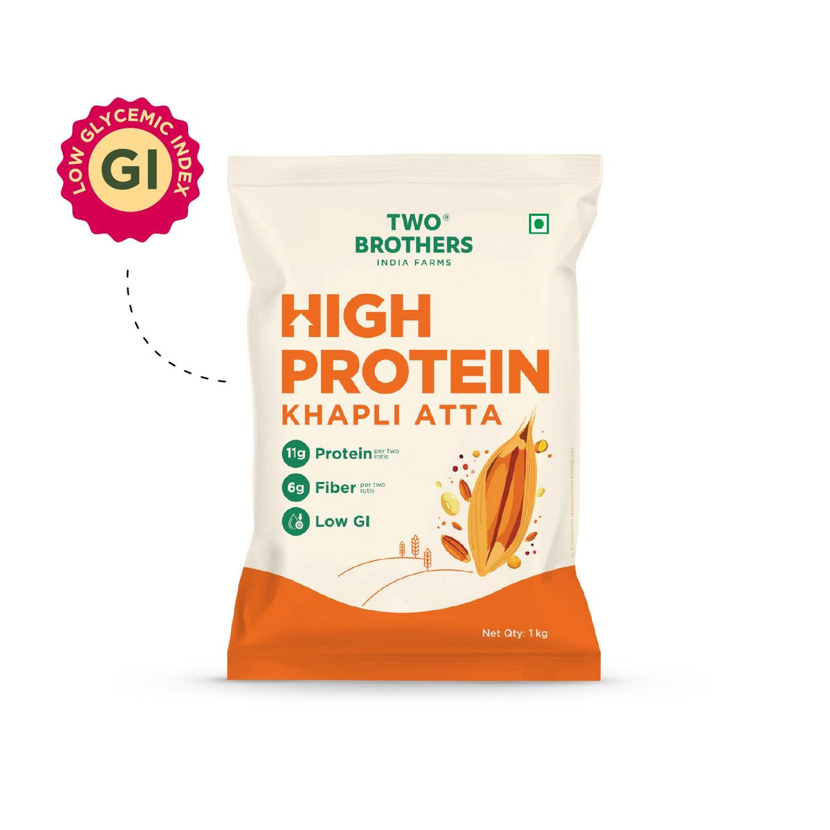 Two Brothers Organic Farms High Protein Khapli Atta