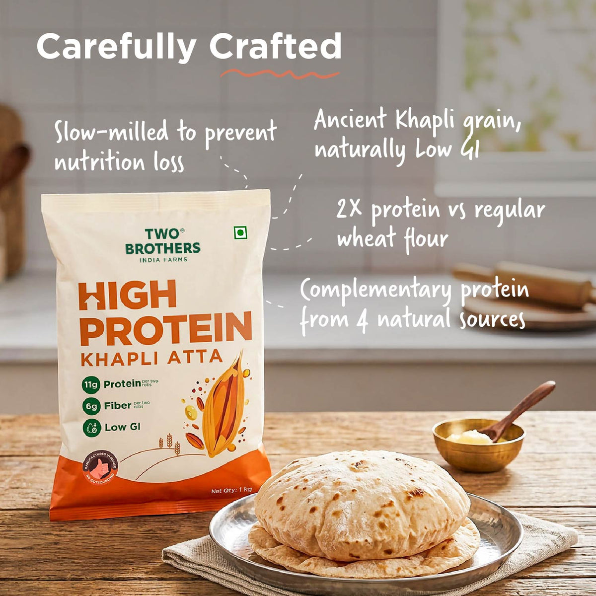 Two Brothers Organic Farms High Protein Khapli Atta