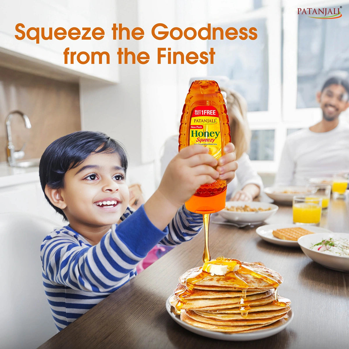 Patanjali Honey Squeeze - 400 G (1+1 Combo)