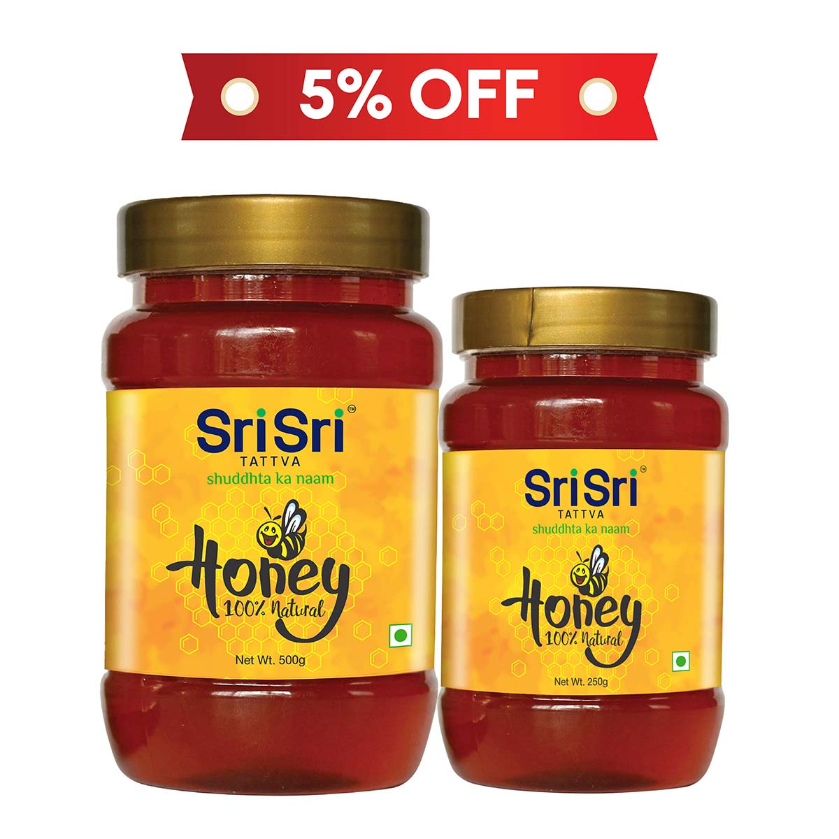 Sri Sri Tattva Honey - 100% Natural ( Pack of 500 g +250 g )