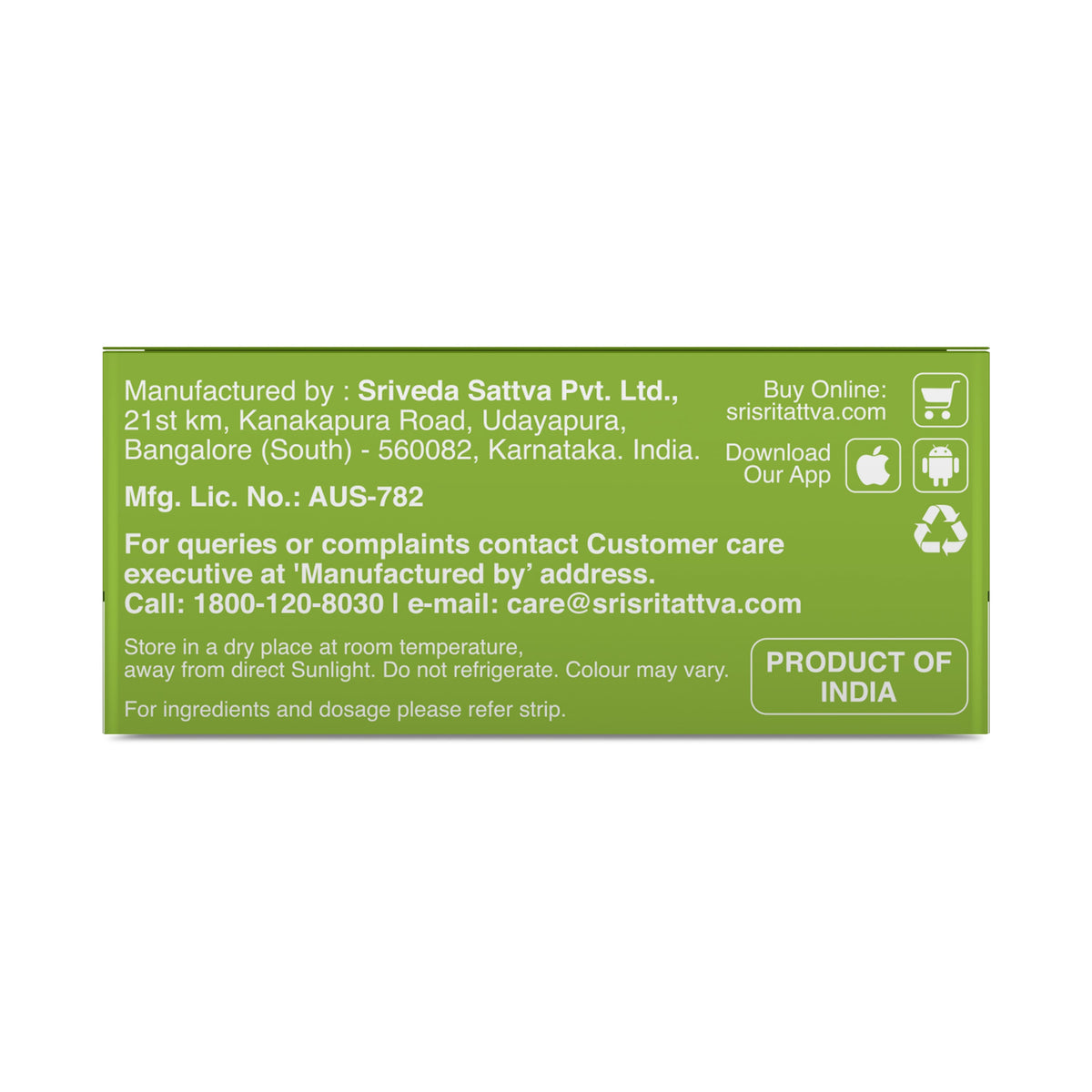 Sri Sri Tattva IBStall - Bowel Care | 500 mg