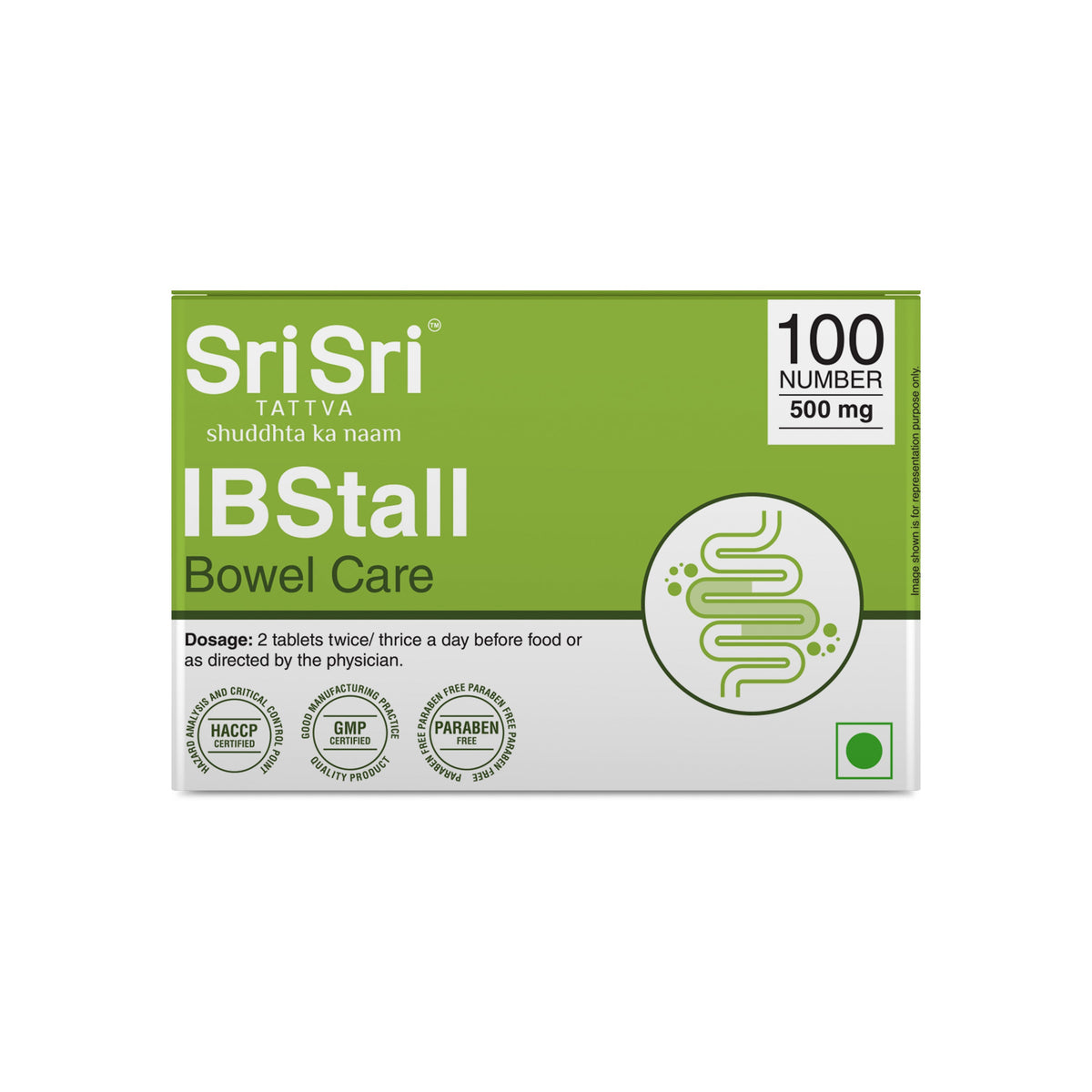 Sri Sri Tattva IBStall - Bowel Care | 500 mg