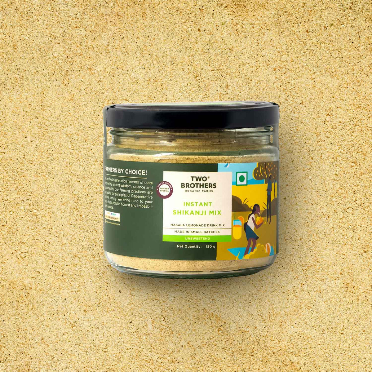 Two Brothers Organic Farms Instant Shikanji Mix