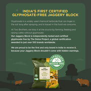 Two Brothers Organic Farms Sugarcane Jaggery Block