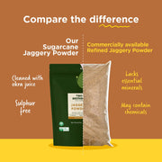Two Brothers Organic Farms Sugarcane Jaggery, Crushed Granular