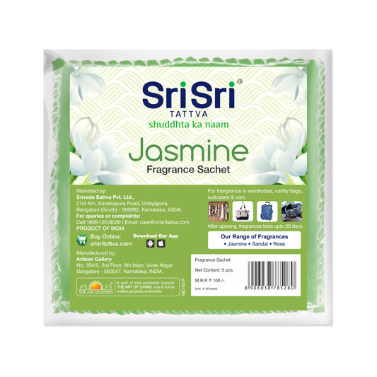 Sri Sri Tattva Fragrance Sachet Jasmine ( Pack Of 5 )