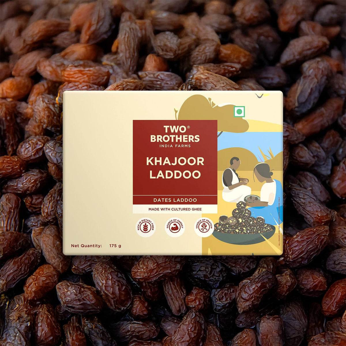 Two Brothers Organic Farms Khajoor Laddoo
