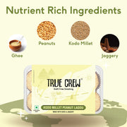 Sri Sri Tattva TRUE CREW - Kodo Millet Peanut Laddu, 180 g