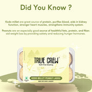 Sri Sri Tattva TRUE CREW - Kodo Millet Peanut Laddu, 180 g