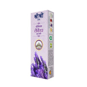 Sri Sri Tattva Premium Lavendar Dhoop Sticks For Pooja | Dhoop Batti / Sticks | Fragrances – Natural Lavendar | Bamboo-less | Free Stand | 50 g