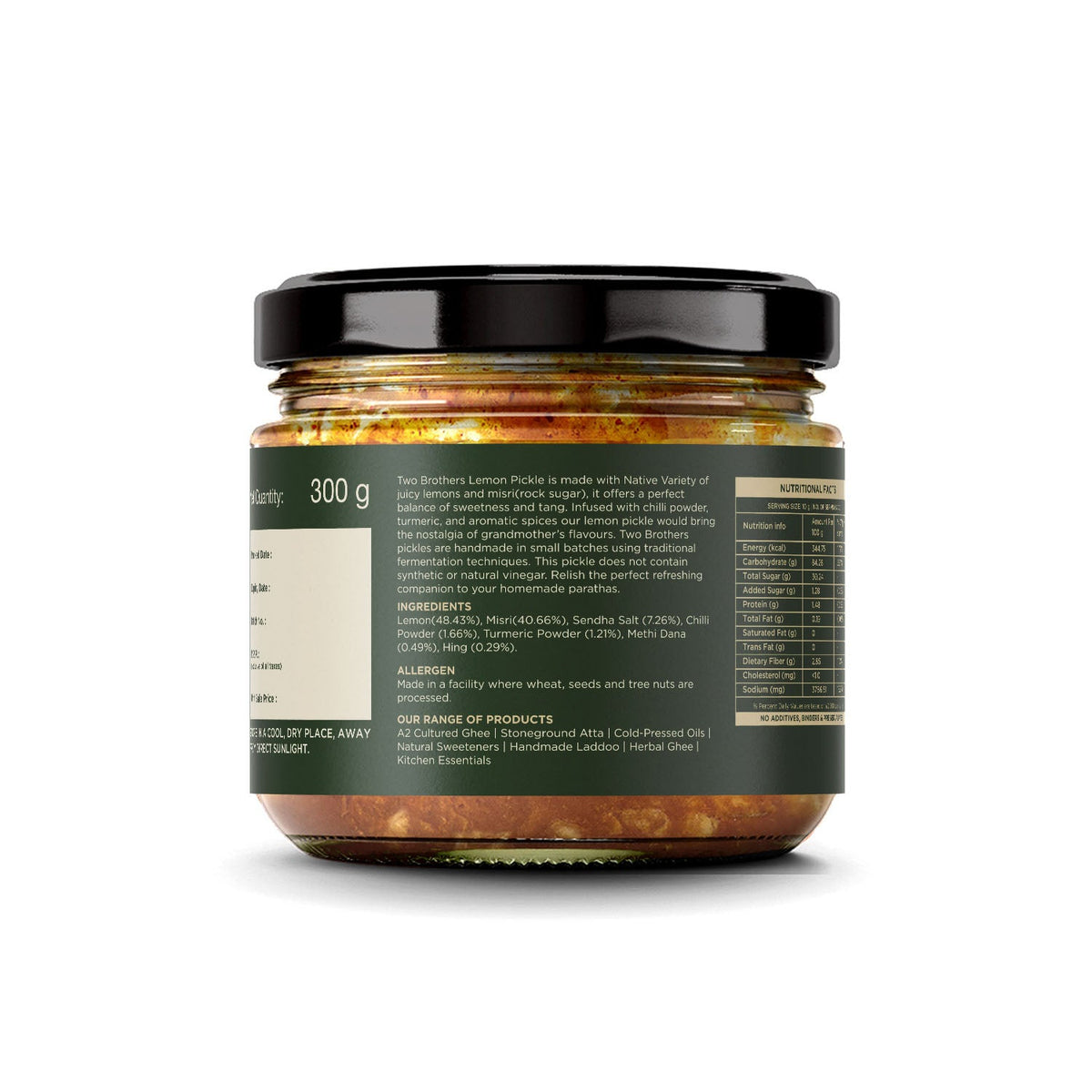 Two Brothers Organic Farms Lemon Pickle