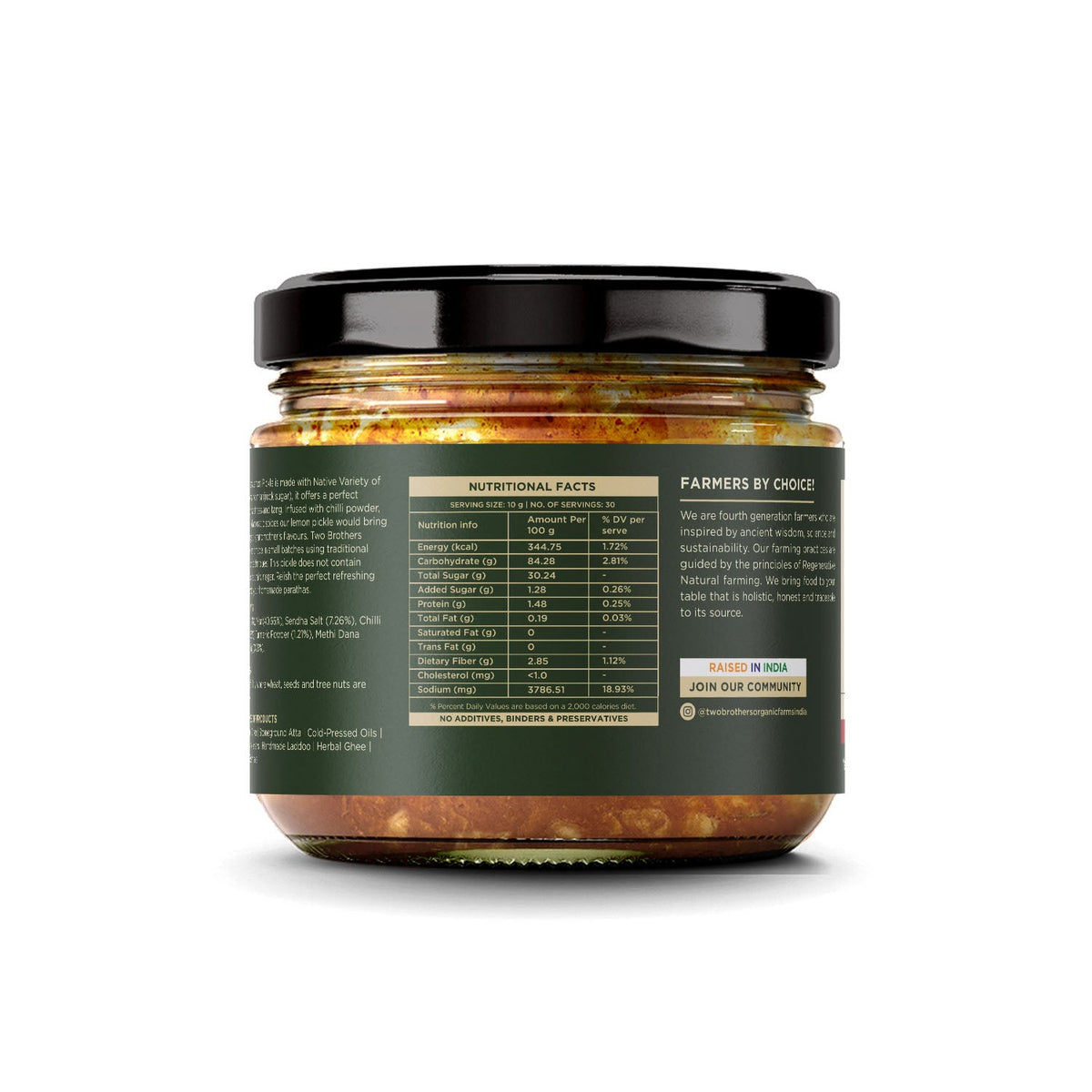 Two Brothers Organic Farms Lemon Pickle